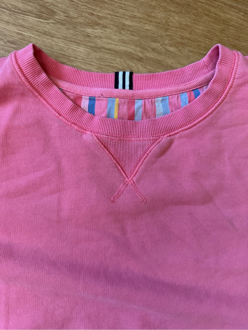 Joules Bright Pink Crewneck Sweatshirt for Kids